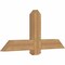 Ekena Millwork Eugene Smooth Timber Gable Bracket, Western Red Cedar, 48"W x 22"H x 3 1/2"D x 5 1/2"F, 11/12 Pitch GBW048X22X0406EUG00SWR - alternate 4